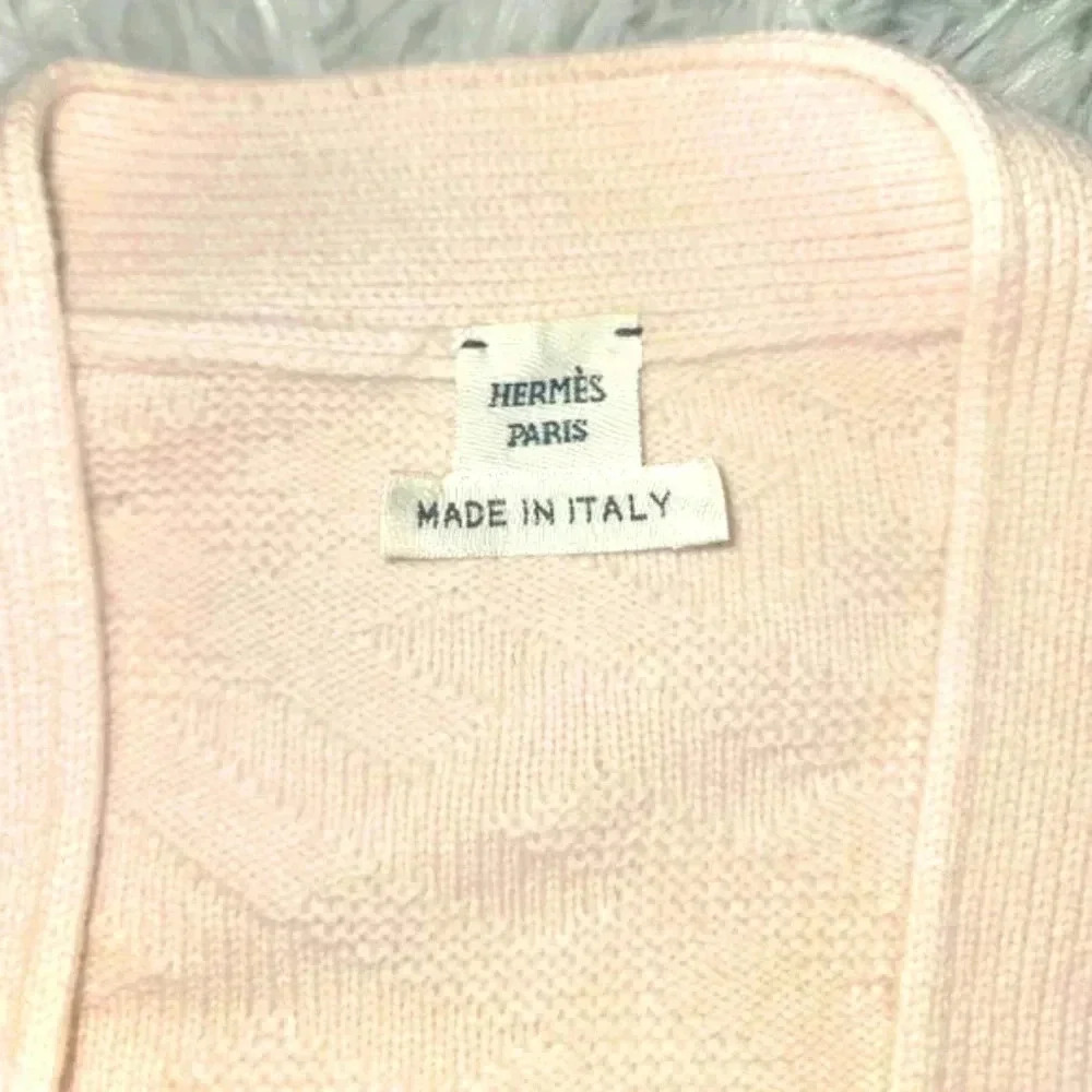Hermes Pink Cardigan in 34 - Picture 6 of 6